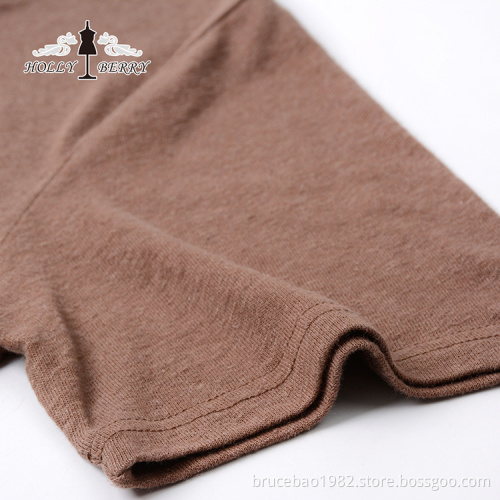 T-shirt Women New Stylish Brown Soft Unlined